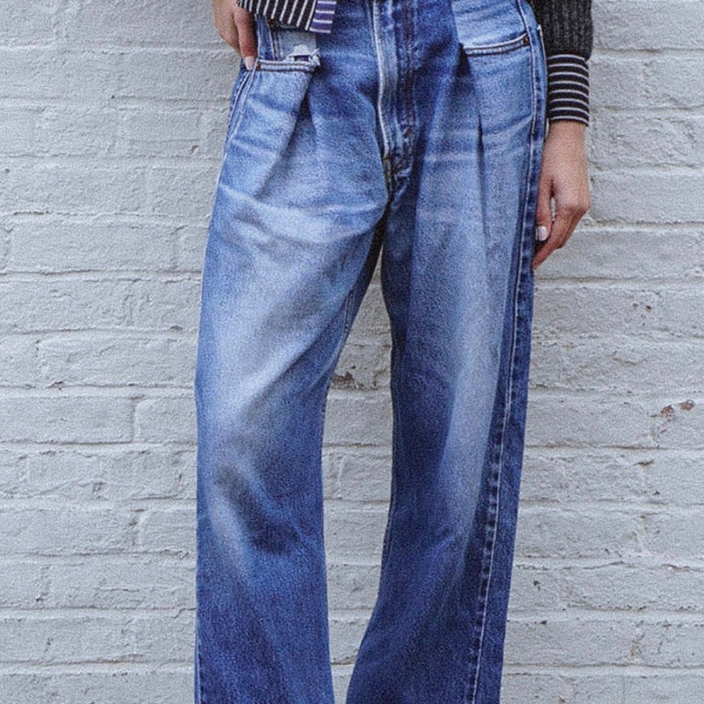 Proche Upcycled front pleat trouser Size 2